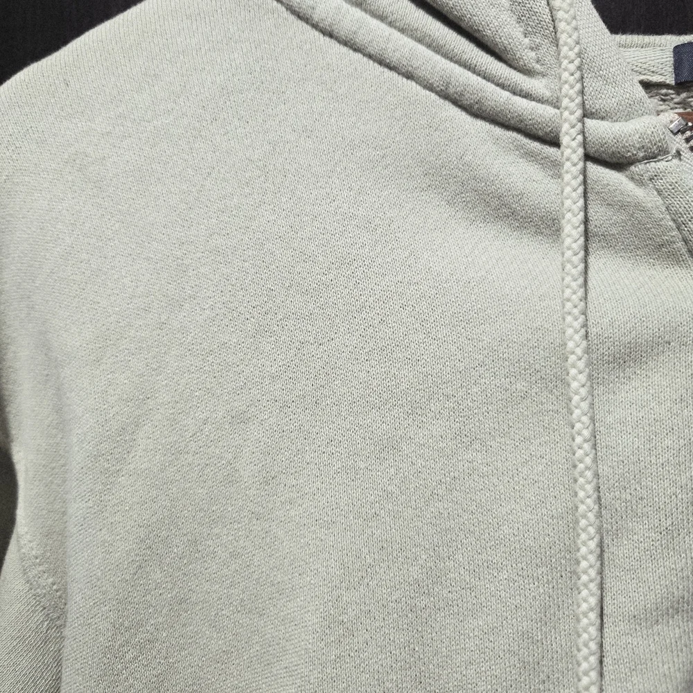 Brandy Melville Light Sage Green Zipper Hoodie One Size - Picture 6 of 6